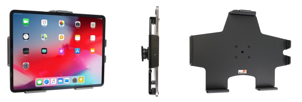 Brodit Passiv holder med kugleled, Apple iPad Air 13 2024  (A2898, A2899, A2900)/Air 13 2025 M3 (A3268, A3268, A2371)/Pro 12,9 2018 (A1876, A1895, A1983, A2014)/Pro 12.9 2020 (A2069, A2232, A2229)/Pro 12.9 5th Gen 2021 (A2378, A2379, A2461)/Pro 12.9 6th G
