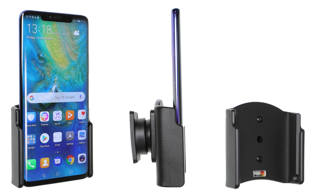 Brodit Passiv holder med kugleled, Huawei Mate 20 Pro 