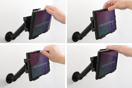 Brodit Passiv holder med kuglehoved, Samsung Galaxy Tab A 8.0 (2019 SM-T290/SM-T295) 