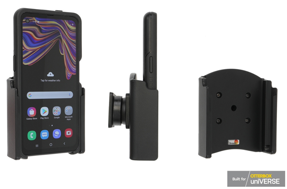 Brodit Passiv holder med kugleled, Samsung Galaxy Xcover Pro SM-G715 