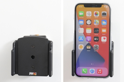 Brodit Passiv holder med kugleled, Apple iPhone 12/12 Pro/13/13 Pro/14 Pro/15/15 Pro/16/16 Pro/16e