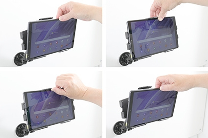 Brodit Passiv holder med kugleled, Samsung Galaxy Tab A7 Lite SM-T220/SM-T225 