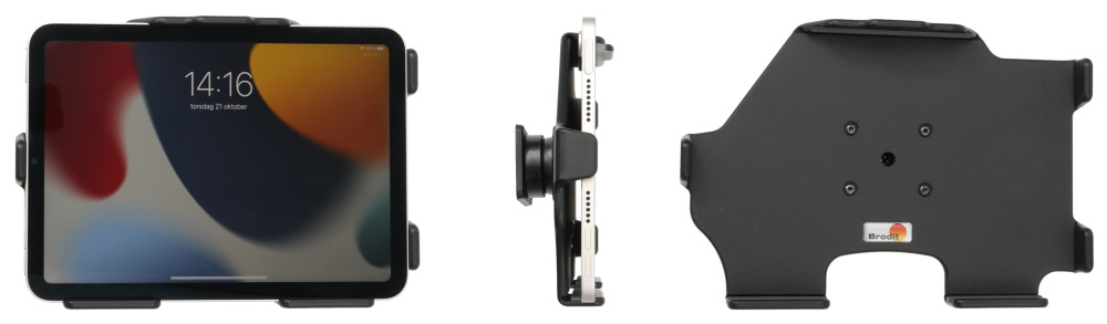 Brodit Passiv holder med kugleled, Apple iPad Mini 6th Gen (A2567, A2568, A2569)/7th Gen 2024 (A2995, A2996)