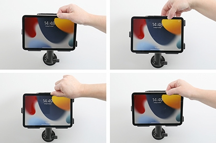 Brodit Passiv holder med kugleled, Apple iPad Mini 6th Gen (A2567, A2568, A2569)/7th Gen 2024 (A2995, A2996)