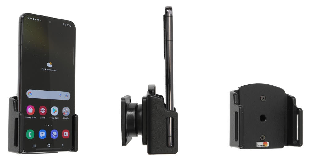 Brodit Passiv holder med kugleled, Samsung Galaxy S22 5G SM-S901B/SM-S901B/DS 