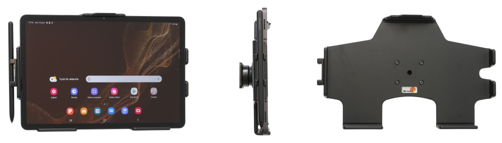 Brodit Passiv holder med kugleled, Samsung Galaxy Tab S8 SM-X700 