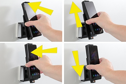 Brodit Passiv holder med kugleled, Samsung Galaxy Z Fold4 5G/Fold5