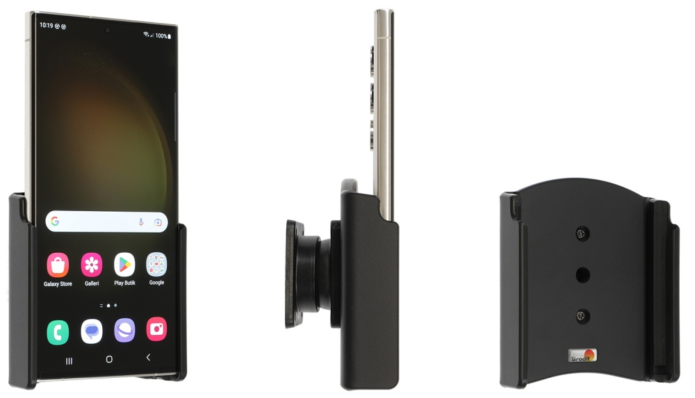 Brodit Passiv holder med kuglehoved, Samsung Galaxy S23 Ultra SM-S918B/DS 