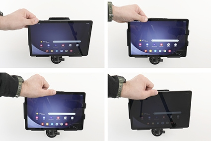 Brodit Passiv holder med kugleled, Samsung Galaxy Tab A9+ 11 SM-X210/SM-X215 LTE/SM-X216 5G 