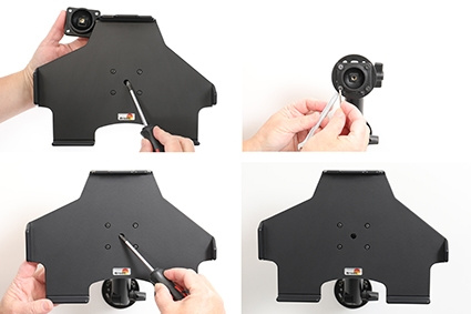 Brodit Passiv holder med kugleled, Apple iPad Pro 11 2024 (A2836, A2837, A3006) 