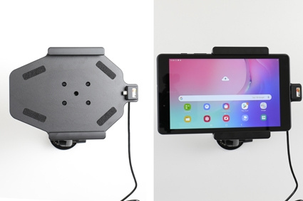 Brodit Aktiv holder med cigarettkontakt, Samsung Galaxy Tab A 8.0 (2019 SM-T290/SM-T295) 