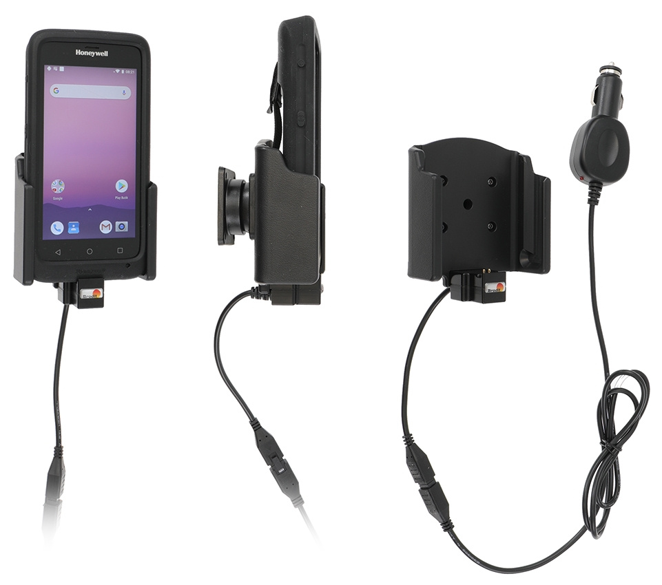 Brodit Aktiv holder med cigarettkontakt, Honeywell EDA51 