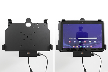 Brodit Aktiv holder med cigarkontakt, Samsung Galaxy Tab Active 4 Pro SM-T630/SM-T636 