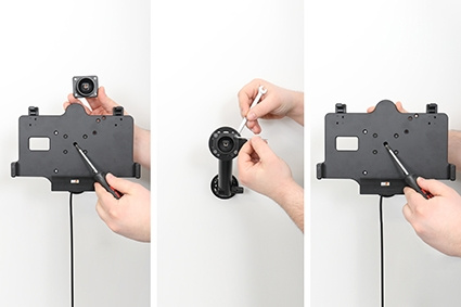 Brodit Aktiv holder med cigarkontakt, Samsung Galaxy Tab Active 3 SM-T570/SM-T575/5 SM-X300/SM-X306B