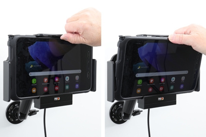 Brodit Aktiv holder til fast installation, Samsung Galaxy Tab Active 2 SM-T390/SM-T395/3 SM-T570/SM-T575/5 SM-X300/SM-X306B