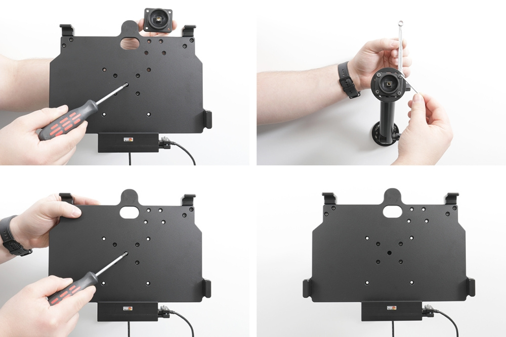 Brodit Aktiv holder til fast installation, Samsung Galaxy Tab Active 5 Pro SM-X356B 