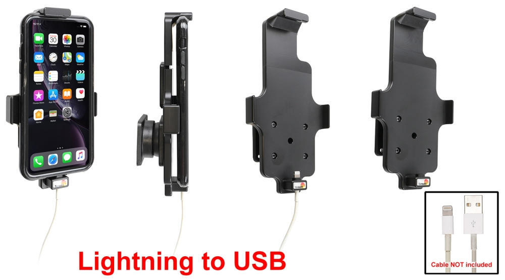 Brodit Holder til Kabeltilslutning, Apple iPhone 11/XR