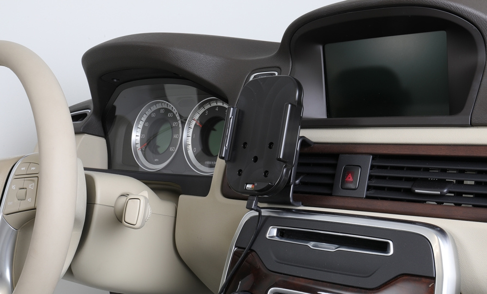 Brodit Qi trådløs aktiv mobilholder med billader, Apple iPhone 12 Pro Max