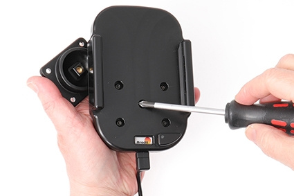 Brodit Qi trådløs aktiv holder til fast montering, Samsung Galaxy S20 4G, 5G (SM-G981B/SM-G981F) 