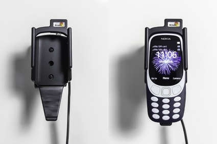 Brodit Aktiv holder med USB-kabel og cigaretadapter, Nokia 3310 (2017) 