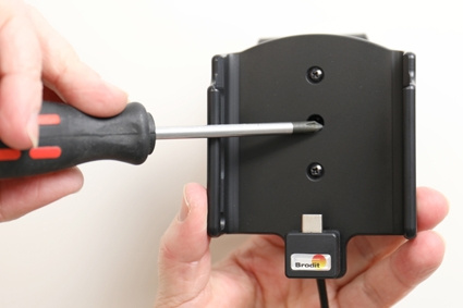 Brodit Aktiv holder med USB-kabel og cigaretadapter, Nokia 8 