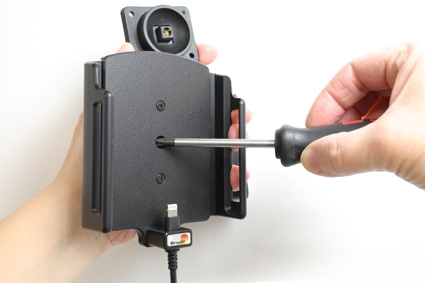 Brodit Aktiv holder med USB-kabel og cigaretadapter, Apple iPhone 11/11 Pro/11 Pro Max/Xs Max