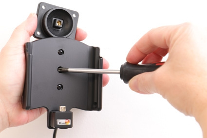 Brodit Aktiv holder med USB-kabel og cigaretadapter, Samsung Galaxy A7 2018 (SM-A750) 