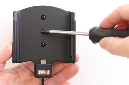 Brodit Aktiv holder med USB-kabel og cigaretadapter, Samsung Galaxy A7 2018 (SM-A750) 