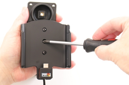 Brodit Aktiv holder med USB-kabel og cigaretadapter, Samsung Galaxy S10+ 