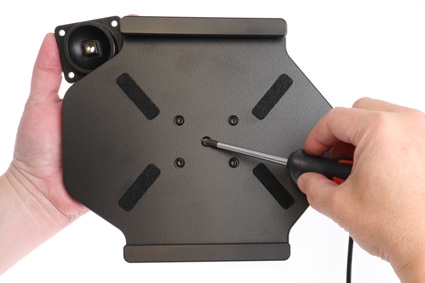 Brodit Aktiv holder med USB-kabel og cigarettadapter, Samsung Galaxy Tab A 10.1 (2019) SM-T510/SM-T515 