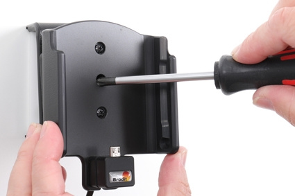 Brodit Aktiv holder med USB-kabel og cigaretadapter, Samsung Galaxy A10 (SM-A105) 