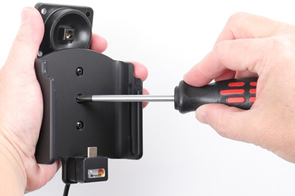 Brodit Aktiv holder med USB-kabel og cigaretadapter, Samsung Galaxy Note 10+ 5G/SM-N975