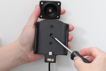 Brodit Aktiv holder med USB-kabel og cigaretadapter, Samsung Galaxy S20 4G, 5G (SM-G981B/SM-G981F) 