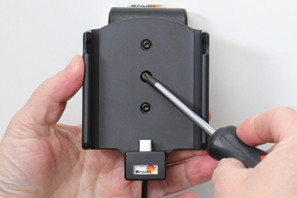 Brodit Aktiv holder med USB-kabel og cigaretadapter, Samsung Galaxy S20 4G, 5G (SM-G981B/SM-G981F) 