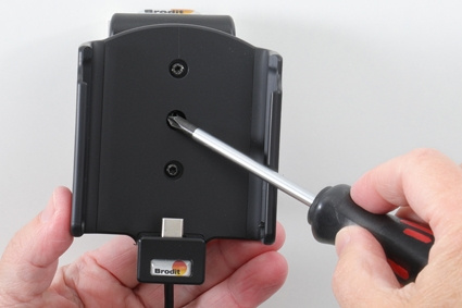 Brodit Aktiv holder med USB-kabel og cigaretadapter, Samsung Galaxy A41 (SM-A415F) 