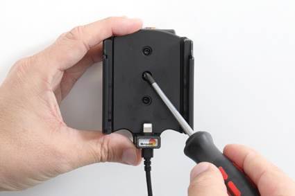 Brodit Aktiv holder med USB-kabel og cigaretadapter, Apple iPhone 12 Mini 