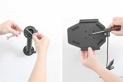 Brodit Aktiv holder med USB-kabel og cigarettadapter, Samsung Galaxy Tab A7 Lite SM-T220/SM-T225 