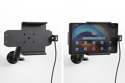 Brodit Aktiv holder med USB-kabel og cigaretadapter, Lenovo Tab M8 4th Gen 