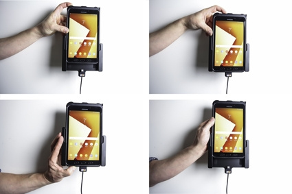 Brodit Aktiv holder til fast montering, Samsung Galaxy Tab Active 2 SM-T390/SM-T395/3 SM-T570/SM-T575
