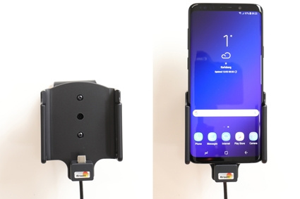 Brodit Aktiv holder til fast montering, Samsung Galaxy S9+ 
