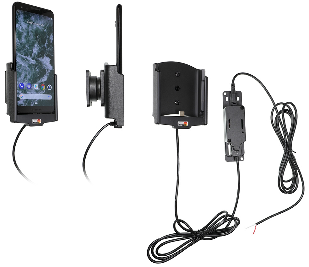 Brodit Aktiv holder til fast installation, Google Pixel 3 
