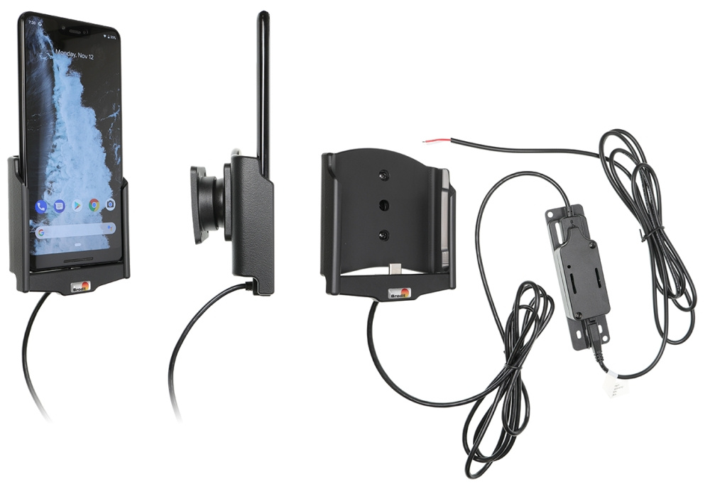 Brodit Aktiv holder til fast installation, Google Pixel 3 XL 