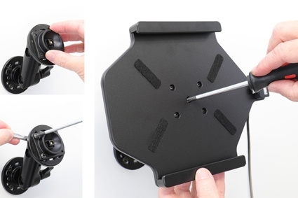 Brodit Aktiv holder til fast installation, Samsung Galaxy Tab A 10.1 (2019) SM-T510/SM-T515 