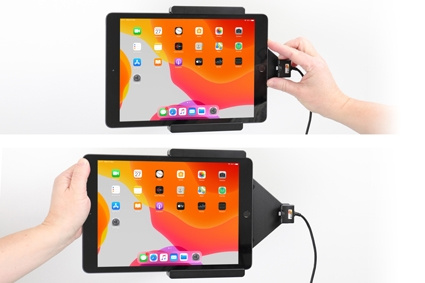 Brodit Aktiv holder til fast installation, Apple iPad 10.2 7th Gen (A2197, A2198, A2200)/8th Gen (A2428, A2429, A2430, A2270)/9th Gen (A2602, A2603, A2604, A2605)