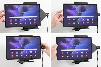 Brodit Aktiv holder til fast installation, Samsung Galaxy Tab S7 FE SM-T733 