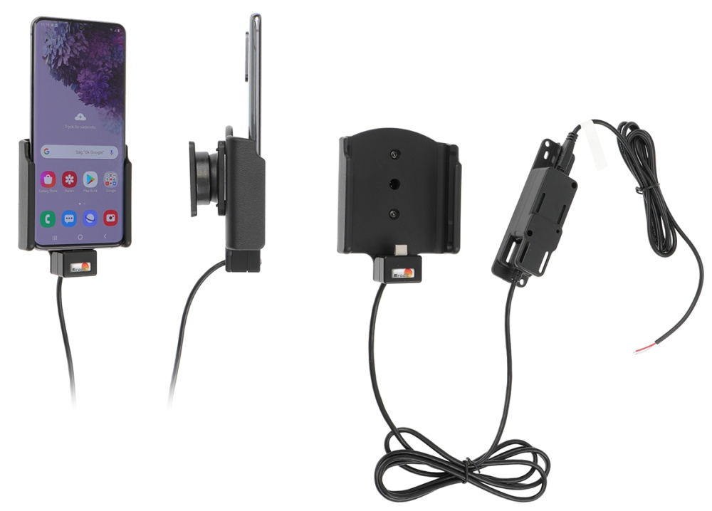 Brodit Aktiv holder til fast montering, Samsung Galaxy S20 4G, 5G (SM-G981B/SM-G981F) 