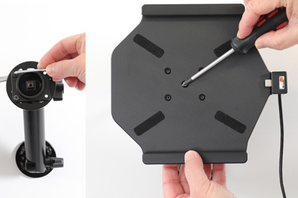 Brodit Aktiv holder til fast montering, Samsung Galaxy Tab A7 10.4 (2020) SM-T500/SM-T505 