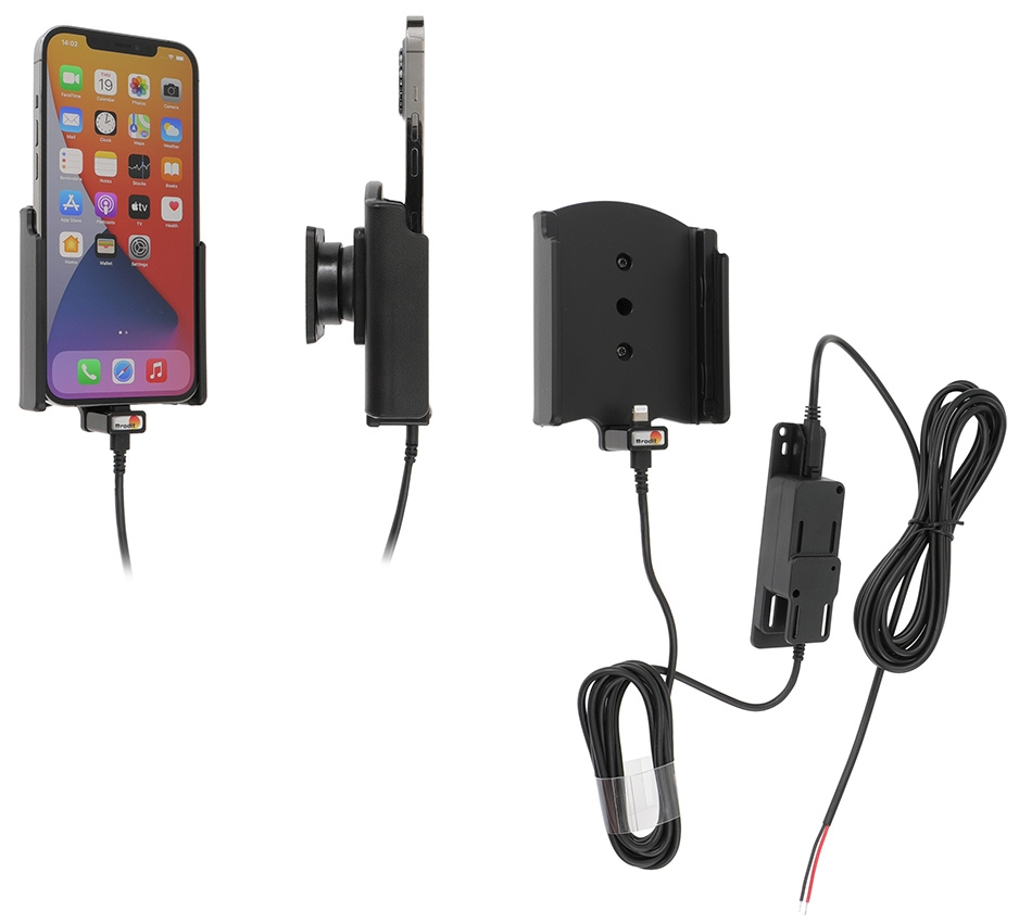 Brodit Aktiv holder til fast installation, Apple iPhone 12 Pro Max 