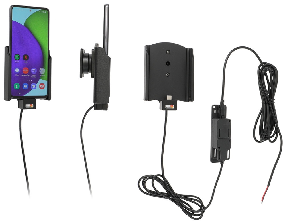 Brodit Aktiv holder til fast montering, Samsung Galaxy A52 SM-A52F/DS/A52S 5G SM-A528B. SM-A528B/DS