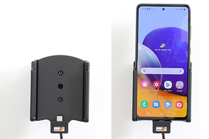Brodit Aktiv holder til fast installation, Samsung Galaxy A72 SM-A725F/DS 